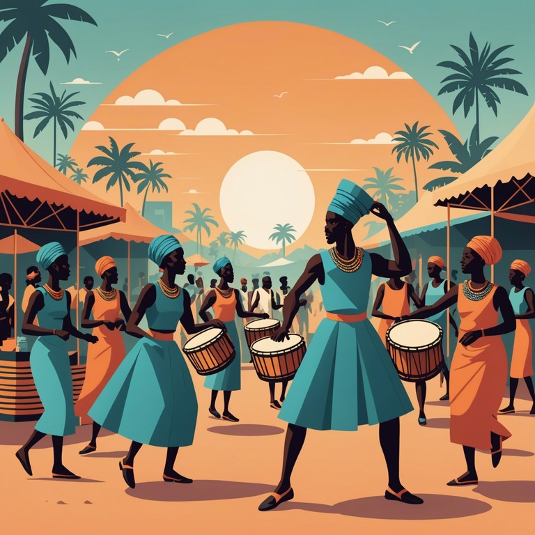 This track encapsulates the vibrant soul of afrobeat, enriched by passionate rhythms and the authentic spirit of african musical heritage. Envision a sonic journey through bustling streets and spirited celebrations, where every beat pulsates with the heart's deepest emotions.