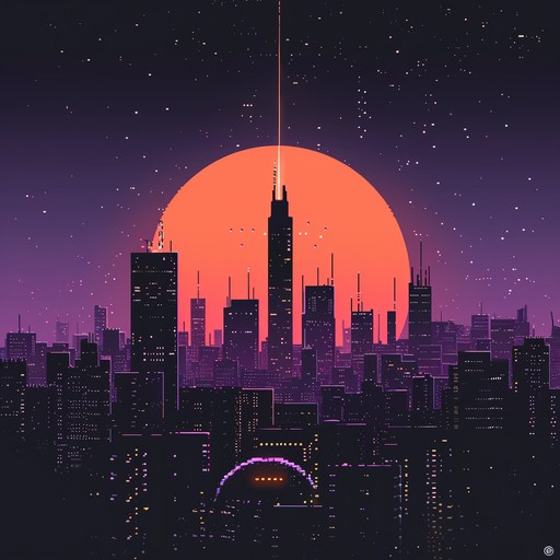 Imagine a bustling city at midnight, illuminated only by neon lights and the sounds of the urban pulse. This track captures the essence of city nightlife with its complex rhythms and vibrant atmosphere.