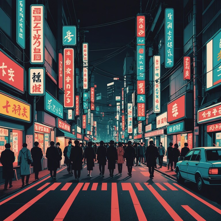 Experience the vibrance and excitement of tokyo nights through this pulsating instrumental track. It merges traditional japanese music elements with contemporary pop rhythms to offer a sound that makes you feel like exploring the city's lively districts.