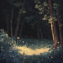 nature inspired, calm melodies create a serene forest narrative