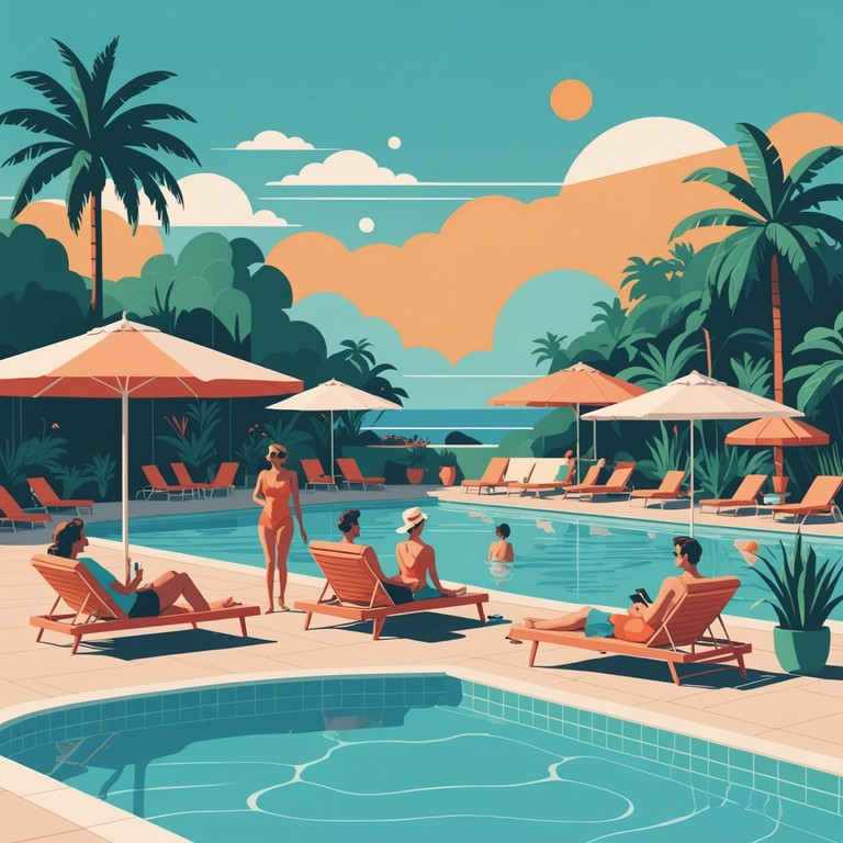 This track embodies the essence of a carefree summer day, blending playful rhythms with cheerful melodies to create a backdrop perfect for pool parties or casual afternoon hangouts. The composition uses vibrant synths to deliver a nostalgic yet fresh sound.