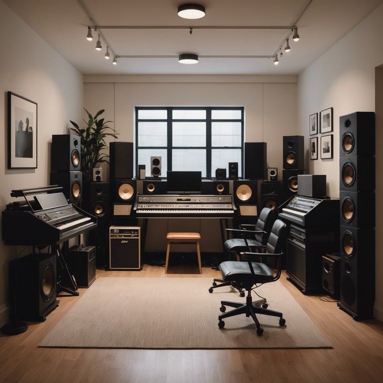 A sophisticated blend where traditional jazz saxophone merges with contemporary electronic sounds, crafting an atmosphere of introspection and ephemeral beauty.