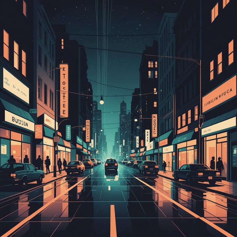 This track captures the essence of a city that never sleeps, blending rapid drum patterns with ambient street sounds to create a vivid urban soundscape. Perfect for evoking the feel of late night city life with a mix of anticipation and energy. The beats are quick and dense, designed to summon the image of neon lights and bustling underground scenes.