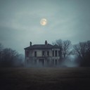 a dark, pulsating house track with eerie atmospheric tones.