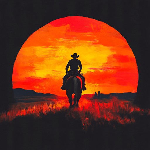 This lively track features spirited acoustic guitar rhythms that evoke images of galloping across open plains and the exhilaration of adventure in the wild west.