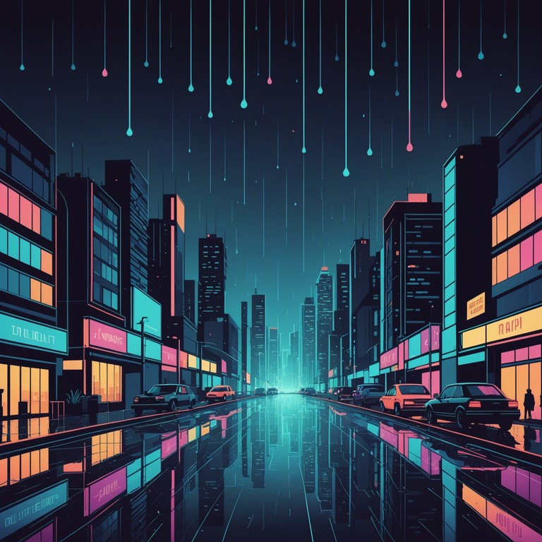 This track embodies a playful twist on cyber punk aesthetics, merging quirky electronic sounds with whimsical melodies to create a playful, futuristic soundscape. Ideal for portraying a light hearted yet tech saturated environment.