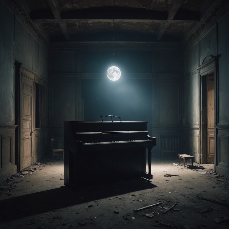 A deep dive into the echoes of quietness, as each note played on the piano resonates, reflecting the internal struggle and the profound depth of human solitude and sadness.