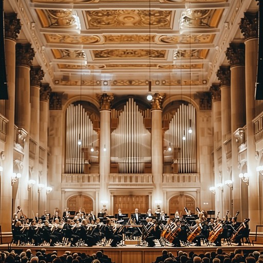 An exhilarating orchestral composition that blends the grandiosity of classical music with modern rhythmic elements. Strings, brass, and percussion are woven together into a tapestry of sound that tells a story of perseverance and victory. This piece balances intricate melodies and powerful crescendos to evoke excitement and awe, making it perfect for uplifting moments or triumphant scenes.