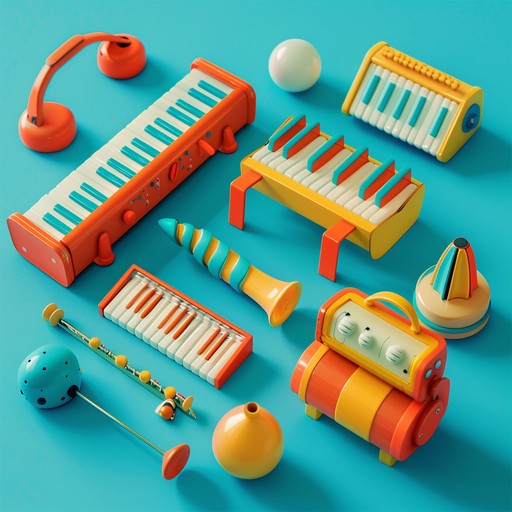 Embodying nostalgic melodies with whimsical toytronica elements, this track pulses with energetic digital beats to evoke memories of playful days. The electronic sounds add a modern twist, creating a captivating and curious digital playground.