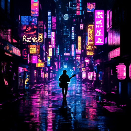 An evocative blues instrumental piece that portrays the lonely streets of a city at night under the glow of neon lights. The music weaves through feelings of solitude and introspection with soulful melodies and expressive guitar work that echoes the heart's unspoken whispers.