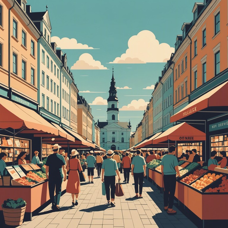 Imagine walking through helsinki's bustling streets, with light, breezy tunes playing in the background that embody the city's vibrant summer spirit.