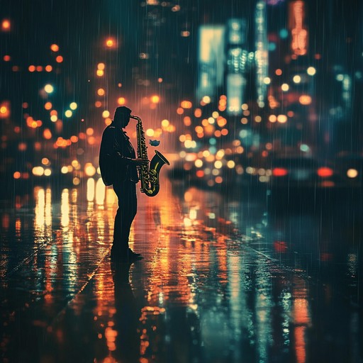 An instrumental piece that blends ethereal jazz harmonies with soulful rhythms, creating a mesmerizing atmosphere reminiscent of a quiet midnight rain in the city.