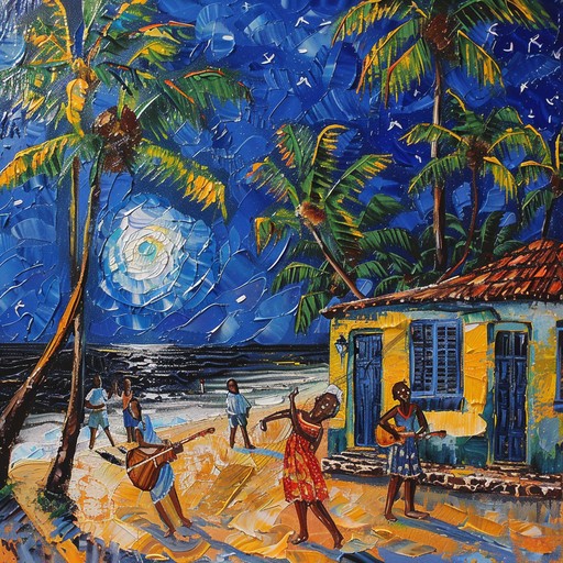 This upbeat instrumental forró song is perfect for a festive night of dancing in the vibrant city of salvador, bahia. The lively accordion melodies intertwine with the steady rhythm of the zabumba drum and the bright twangs of the triangle, creating an infectious and joyful atmosphere that will make everyone want to get up and dance. The music captures the essence of forró, with its roots in the northeast of brazil, and transports the listener to a warm, fun-filled celebration under the starry skies.