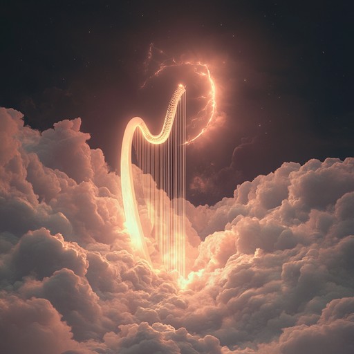 This soothing instrumental track features delicate harp strings creating a mystical atmosphere, guiding the listener through an enchanting and peaceful sonic landscape reminiscent of a tranquil night under the stars.