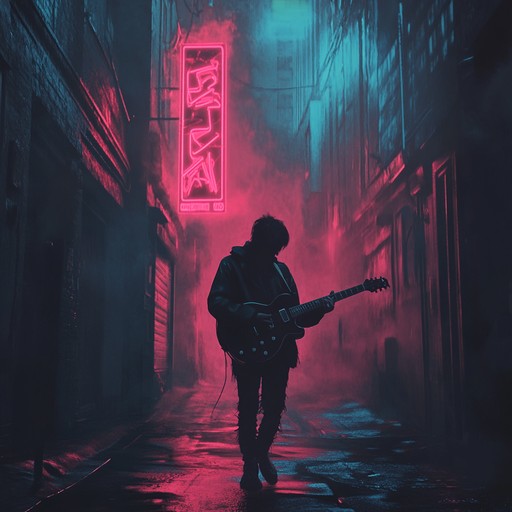 A gritty, edgy instrumental blues track that fuses raw electric guitar riffs with haunting harmonica melodies, evoking feelings of solitude and defiance in a dimly lit blues bar.