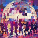 positive funky disco with joyful beats, infectious vibe.
