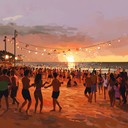 party under stars with infectious dance beats