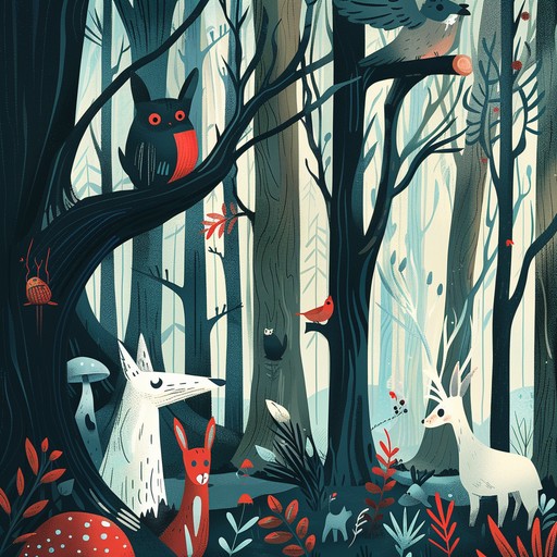 A whimsical tune that takes children on a musical adventure through an enchanted forest. The playful melody and lighthearted rhythm evoke images of fairies, talking animals, and hidden treasures, making it perfect for sparking imagination and joy in young listeners.