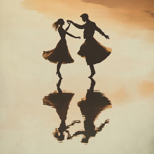 An upbeat instrumental waltz that paints a picture of dancers swirling joyfully under expansive blue skies, combining classical melodies with lively tempos to inspire happiness.