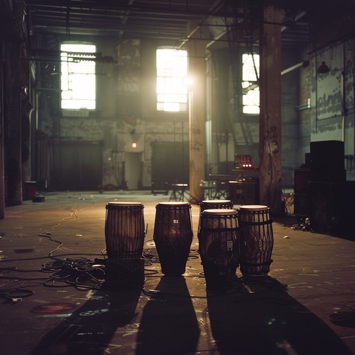 A track filled with fierce, stomping percussion and wild jungle rhythms. Designed for maximum energy and intensity, it combines traditional drums with industrial sounds for a raw, primal experience. Perfect for high energy scenes and intense workouts.