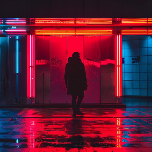 A delicate exploration of a solitary night painted in nostalgic hues, with deep house beats and reflective synth layers conjuring images of neon lit streets and introspective moments