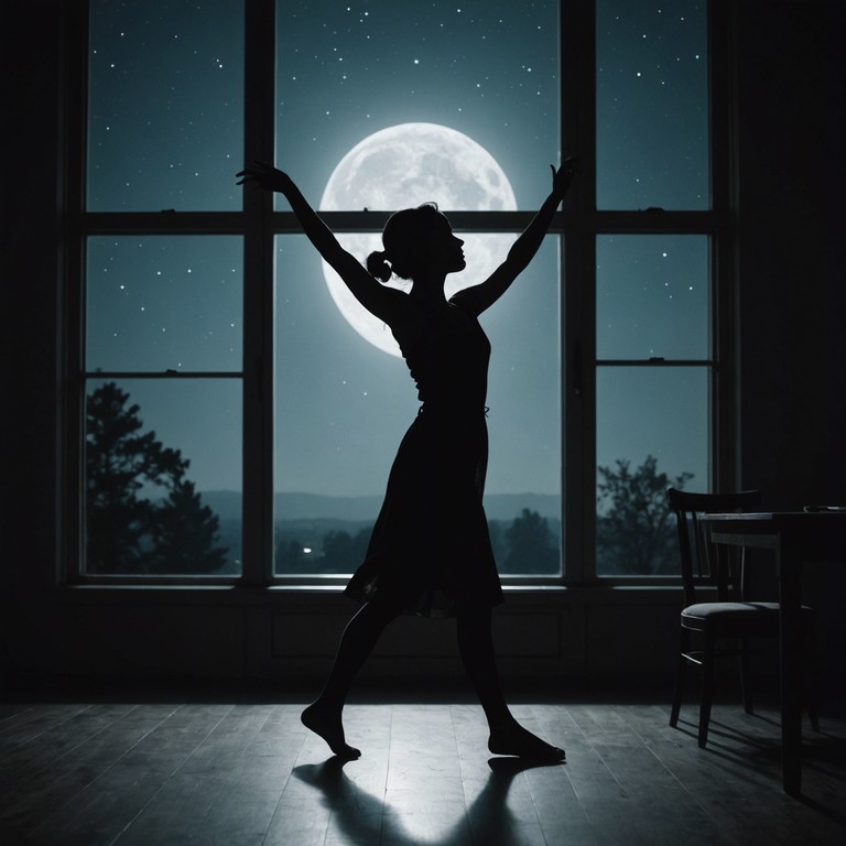 In a room dimly lit by the soft glow of moonlight piercing through old wooden shutters, a lone trumpet tells the tale of forgotten loves and unfulfilled dreams. The rhythm of salsa gives life to the melody, creating a vivid scene of solitary reflection against the beat of vibrant, yet bittersweet music. Each note from the trumpet plays as a heartfelt letter to a lost beloved, swirling around the sounds of subtle percussion that evoke the melancholy of moonlit solitude.