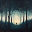 instrumental reflection on loss and solitude in dark woods