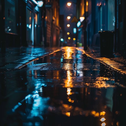 Grime instrumental focusing on urban night reflections, characterized by deep bass, and reflective, contemplative beats. Emphasizes an introspective, melancholic, and hypnotic atmosphere.