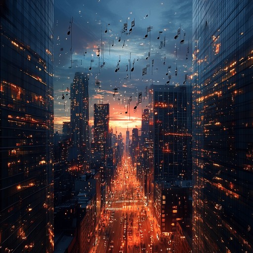 Immerse in an orchestral journey that echoes the bustling streets and towering skyscrapers of the urban landscape. This instrumental composition combines the grandeur of symphonic arrangements with the raw energy of the city, weaving together melodies that reflect the rhythm, chaos, and beauty of urban life.