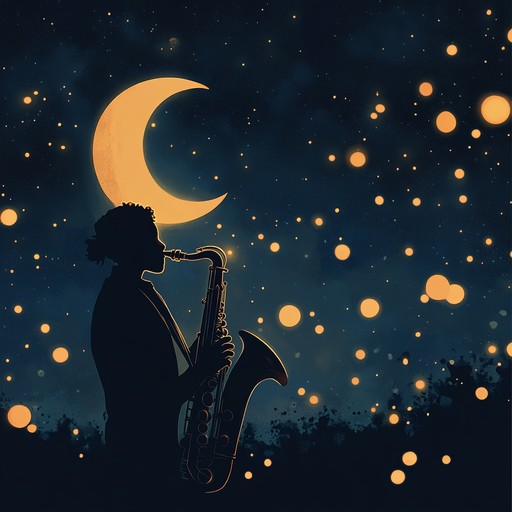 A soft, intimate swing instrumental that captures the essence of quiet moments shared under the moonlight, featuring smooth melodies and gentle rhythms.