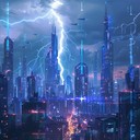 intense, electrifying beats with futuristic synth textures