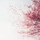 whimsical tune evoking anime springtime sakura petals falling