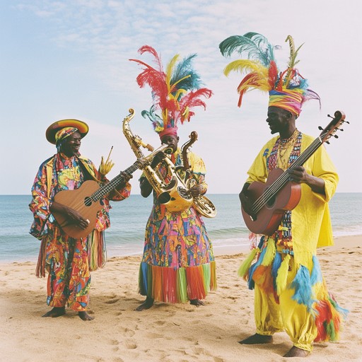 An exuberant afro cuban instrumental with energizing beats, illuminating the spirit of havana