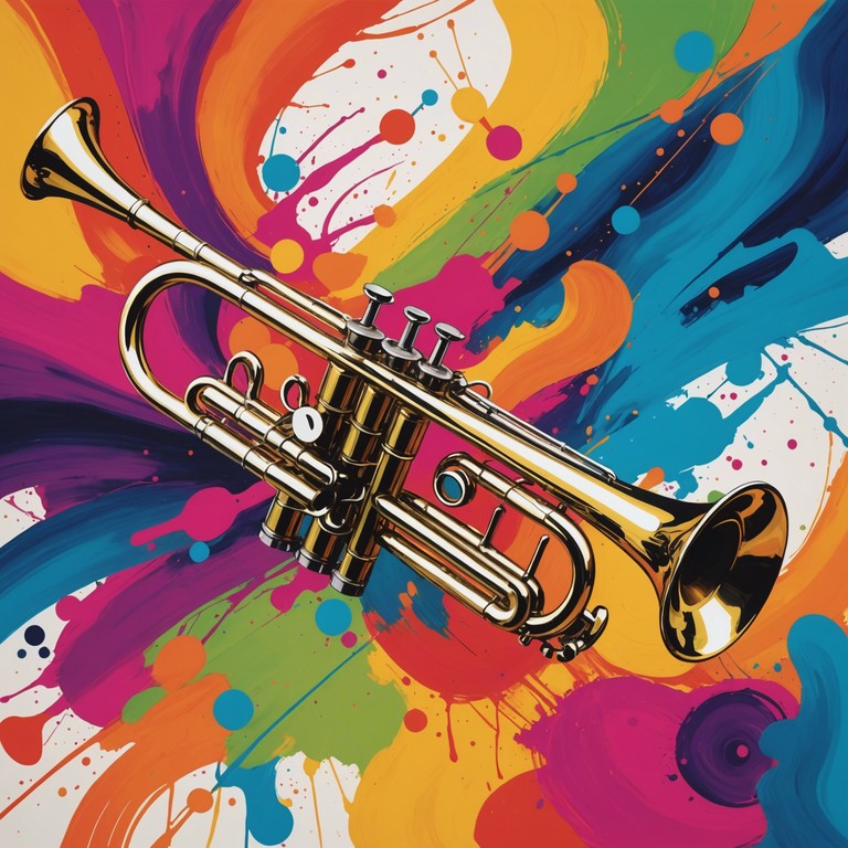 Imagine a whirlwind of salsa rhythms clashing with a storm of unconventional beats, where each trumpet blast navigates through a maze of electrifying, wild percussion presenting both a challenge and a thrill to its listeners.