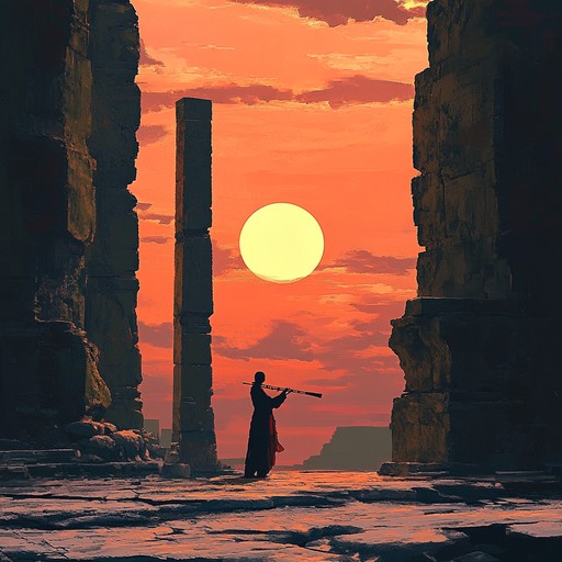 Imagine a soundscape where each note of the flute carries the weight of antiquity, echoing through centuries of forgotten civilizations, unlocking stories and emotions etched in time. Use the instrument to conjure images of vast landscapes and ancient rituals, stirring a soulful connection to the past.