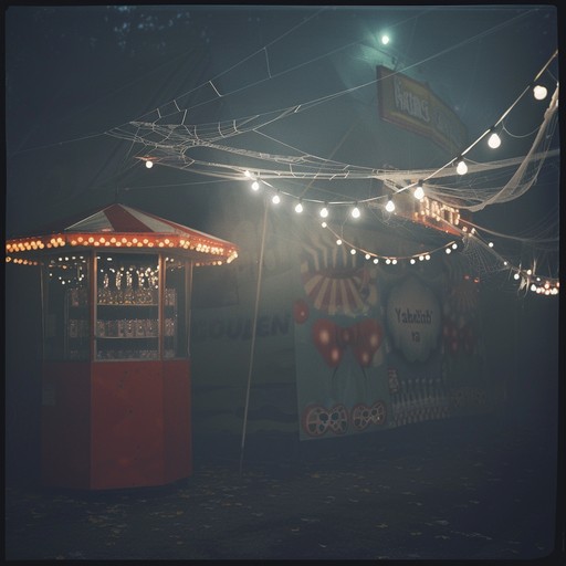 A track with an eerie piano leading the melody, combining dark carnival vibes with strong theatrical elements. Perfect for evoking a haunted carnival, the song is both unsettling and captivating.