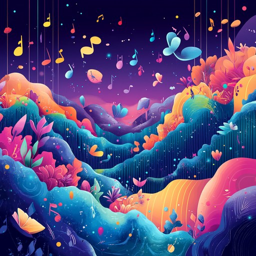 Experience a delightful journey through quirky electronic landscapes, where playful synth melodies intertwine with energetic beats, creating a whimsical and uplifting edm track that transports listeners to a fantastical synthesized wonderland.