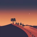 a mystical journey through the desert sands