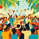 a lively samba tune embodying brazil's festive spirit.
