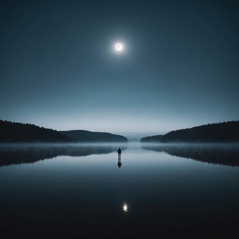 This track captures the essence of a dimly lit, moonlit lakeside with gentle, echoing guitar chords that merge into a dreamy cascade of sounds, portraying a journey through a serene, enchanted dreamscape. The music slowly builds to evoke the feeling of nostalgia and an introspective journey through one's memories and dreams.