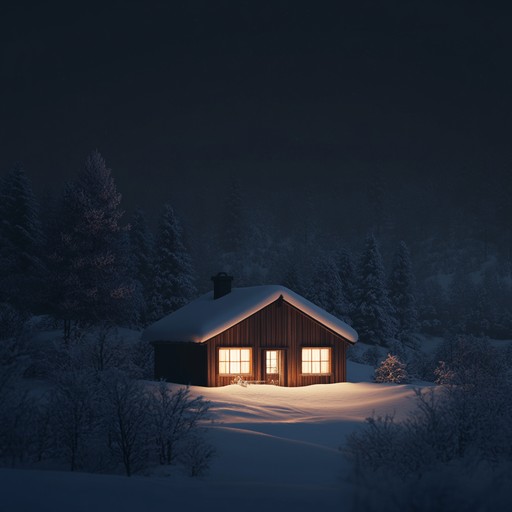 A delicate and warm arrangement meant to accompany the listener into a restful sleep on a winter’s night, perfectly capturing the essence of a cozy, snowy evening where every sound is softened by the blanket of snow.