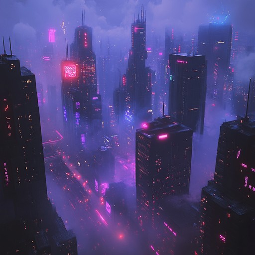 Immerse yourself in a mesmerizing journey through a neon lit cyberpunk cityscape. Ethereal synths and pulsating electronic rhythms create a surreal atmosphere, invoking a dreamlike state. Perfect for late night introspection and otherworldly exploration.