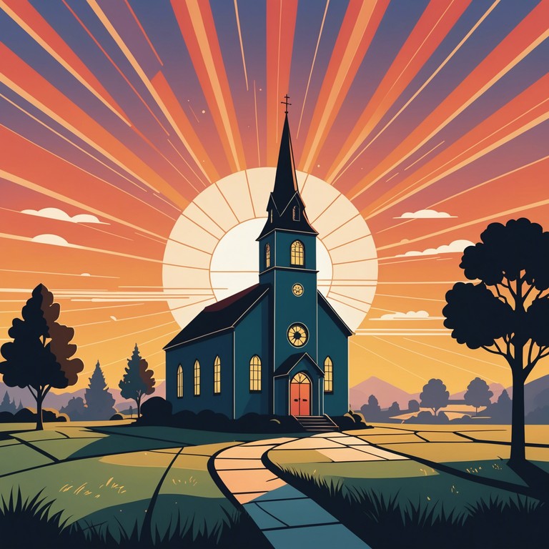 This instrumental track captures the essence of early morning gospel sessions in a small wooden church, where the community gathers to sing and seek solace. The music is filled with hopeful melodies that resonate with the spirit of those peaceful sunday mornings. Intended to evoke memories of togetherness and spiritual healing, it's a return to the roots of gospel music embraced by an aura of nostalgia.