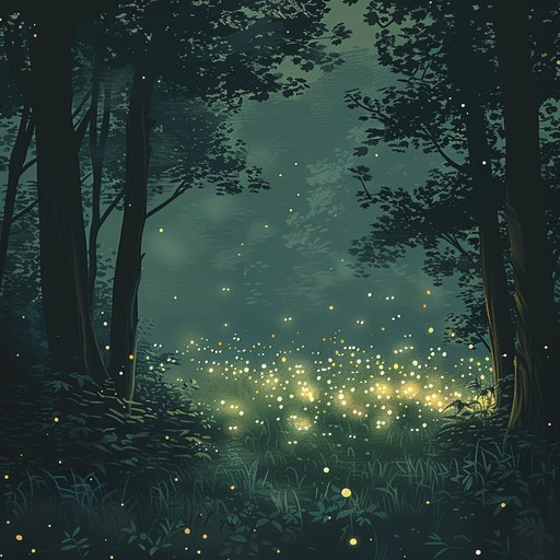 A dreamy instrumental nursery rhyme designed to set the perfect atmosphere for bedtime stories, featuring gentle flute melodies intertwined with soft percussive elements to invoke the serene magic of a mystical woodland twilight.