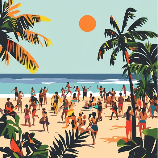 An exuberant calypso instrumental brimming with happiness, driven by steel drum melodies, rhythmic bongos, and spirited maracas. It's a celebration of tropical island life, radiating warmth and infectious positivity.