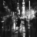 atmospheric soundscape capturing essence of city life