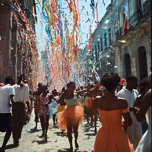 Experience the electrifying beats of a cuban rumba, resonating with high energy rhythms and captivating melodies. Horns and percussions drive the composition, perfect for lively gatherings and spirited dance sessions.