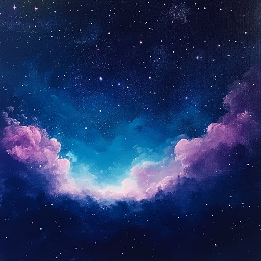 Embark on a celestial journey with starlit dreamscape synth journey, a dreamlike synthpop track that combines ethereal synth textures, shimmering melodies, and a gentle rhythm to transport listeners to a serene, star filled night sky. Perfect for moments of introspection or relaxation.