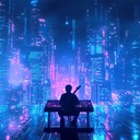 instrumental funk meets cyberpunk in an energetic futuristic track