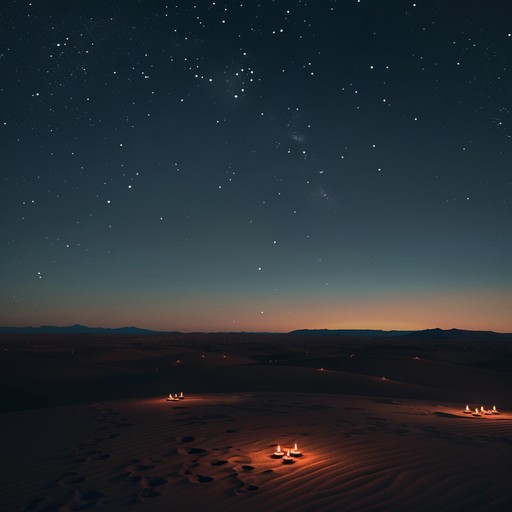 A gentle yet captivating composition featuring the haunting melodies and rhythms reminiscent of a tranquil desert night. Evokes a sense of calm and serenity with a touch of mystique, blending traditional ethnic sounds with smooth, contemporary arrangements to create an immersive and soothing listening experience.